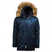 Куртка аляска Slim Fit N-3B Parka Alpha Industries (синя)