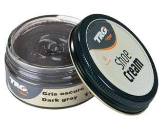 Крем-фарба для взуття та виробів зі шкіри Trg Shoe Cream, 50 мл, 115 Dark Grey (темно сірий)