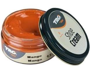 Крем-фарба для взуття та виробів зі шкіри Trg Shoe Cream, 50 мл, 127 Mango (манго)
