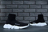Кросівки Balenciaga Speed Trainer Black, кросівки баленсіага снід тренер, balenciaga шкарпетки, шкарпетки, фото 4