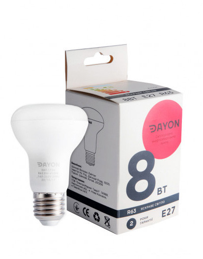 Світлодіодна лампа DAYON LED R63 8W 4100K 220V