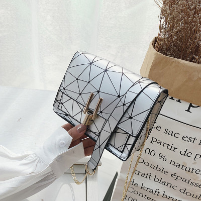 Жіноча сумка сіра геометрія, фото 1