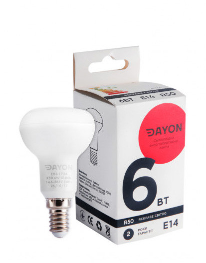 Світлодіодна лампа DAYON LED R50 6W 4100K 220V