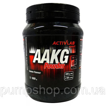 Аргінін альфа-кетоглутарат Activlab Black AAKG Powder 600 г, фото 2