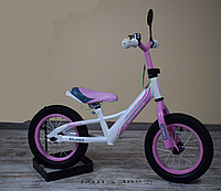 Детский беговел Crosser Balance bike Air 14" розовый**