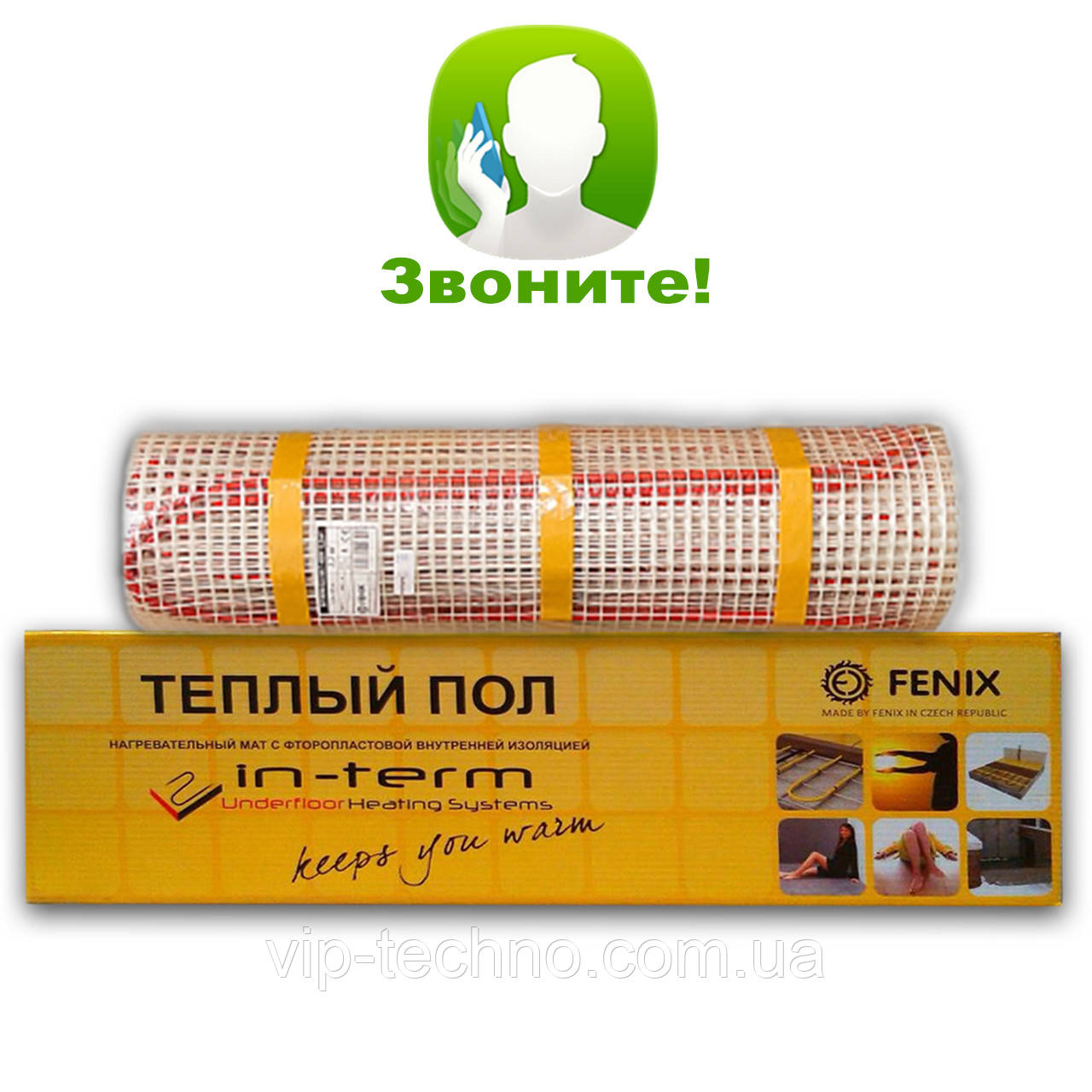 Нагрівальний мат IN-THERM ECO Тепла підлога 1,5 м2 270