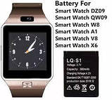Акумулятор для Smart Watch LQ-S1(GT08/DZ09/QW09/A1/Z60/W8/V8/X6) 380mAh   Original PRC, фото 3