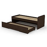Подвійна ліжко Компаніт-80+70 см двомісна висувна з лдсп, фото 2