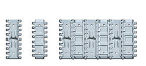 Робочі траки для збірної моделі танка Т-34/85 550 мм. 1/35 AFV CLUB 35142, фото 4