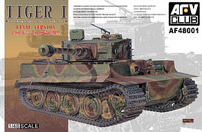 Танк "Tiger I" Panzer VI Ausf. E Sd. Kfz.181, пізня версія. 1/48 AFV CLUB 48001