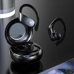 Бездротові Bluetooth навушники TWS A15 спортивні Чорний