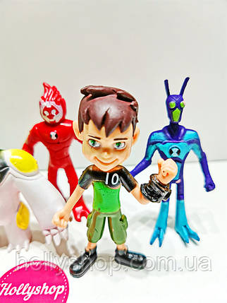 Ігровий набір Бен 10 фігурок героїв Ben 10 7-10 см #6, фото 3