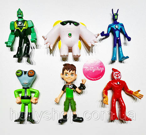 Ігровий набір Бен 10 фігурок героїв Ben 10 7-10 см #6, фото 1