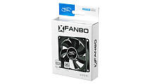 Кулер для корпуса 80 mm Deepcool XFAN 80 чорний лак, 80х80х25мм, HB 1800 об/хв, 20дБ, molex