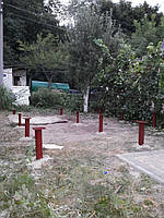 Монтаж свай под беседку готов к сдачи готов к сдачи