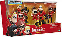 Набор фигурок Супер Семейка 2 (The Incredibles 2 Family 5-Pack Junior Supers Action Figures)