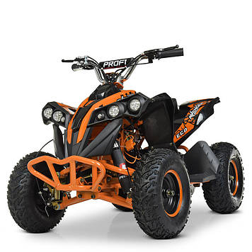 Квадроцикл з металевим корпусом Profi HB-EATV1000Q-7ST V2 помаранчевий. Різні кольори.