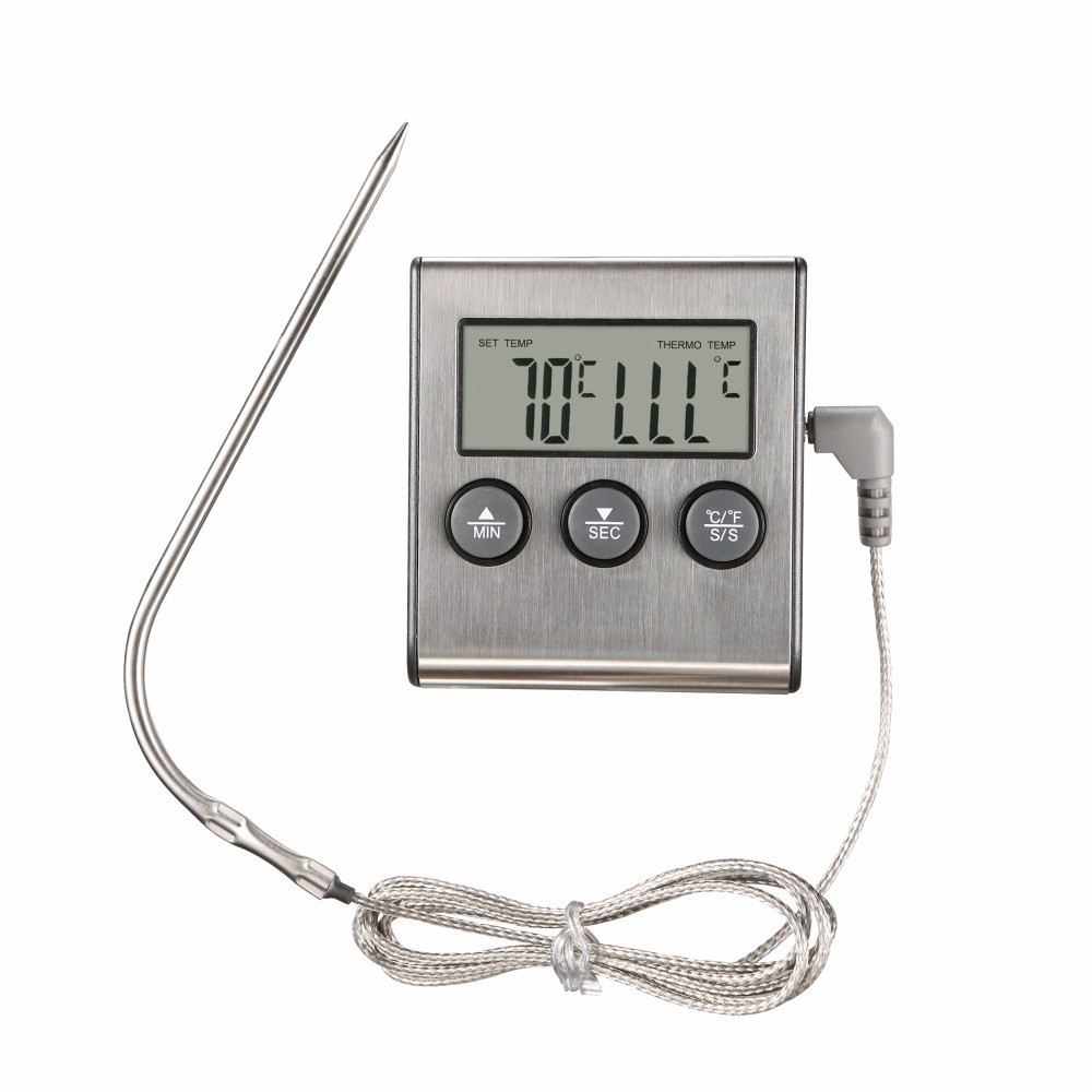 Кухонний термометр із таймером і знімним щупом