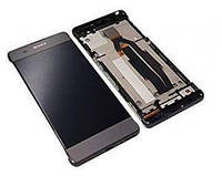 Дисплей для Sony F3111 Xperia XA, F3112, F3113 с сенсором (тачскрином) и рамкой серый Оригинал (Тестирован)
