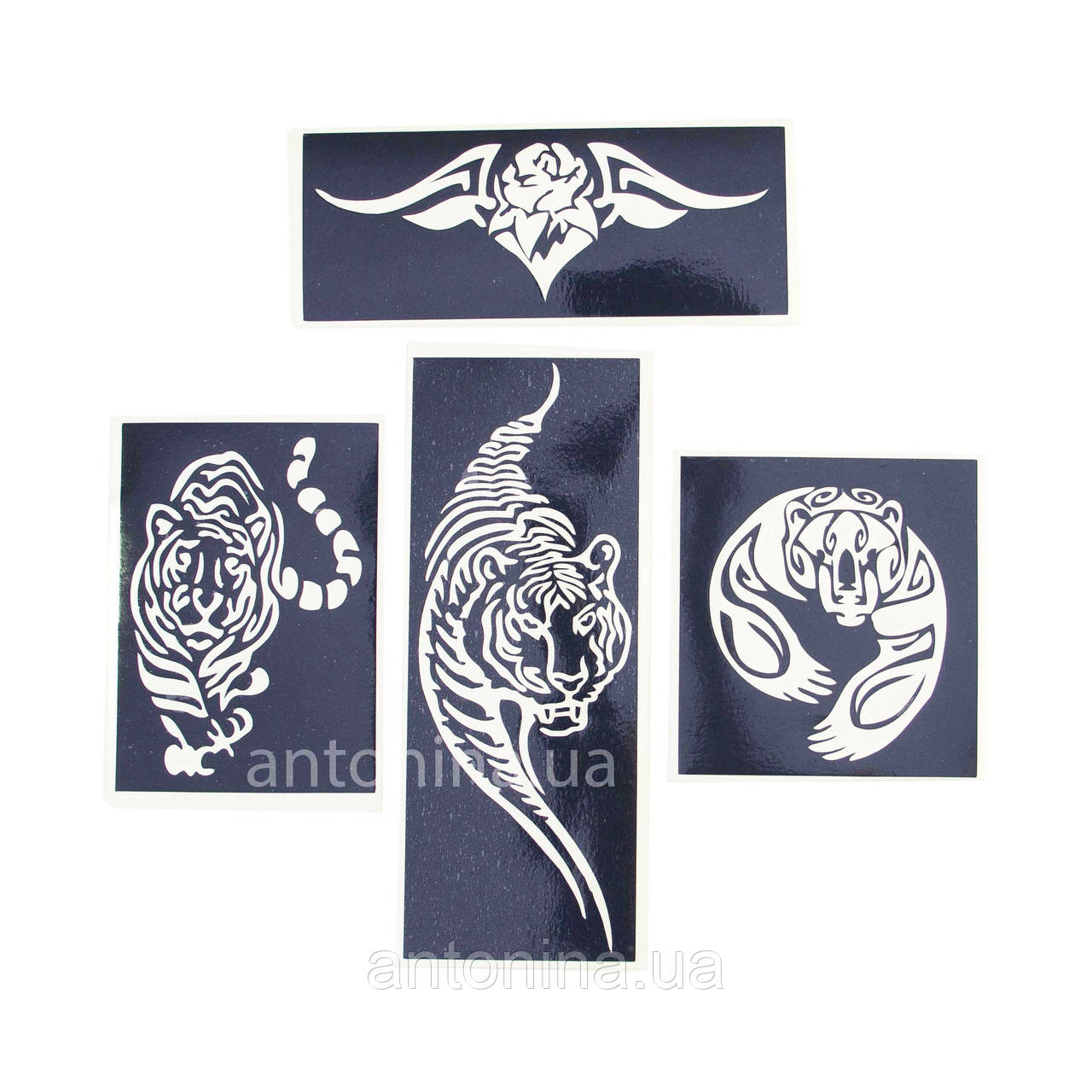 Трафареты для тату "Антонина" из катал.№1 (3-х слойные), сложные ...