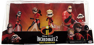 Набір Супер Сімейка 2 (The Incredibles 2, 5-Раск Family Figure Set)