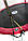 Батут Atleto 312 см із сіткою та драбинкою з подвійними посиленими ніжками червоний, фото 6