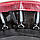 Батут Atleto 312 см із сіткою та драбинкою з подвійними посиленими ніжками червоний, фото 7
