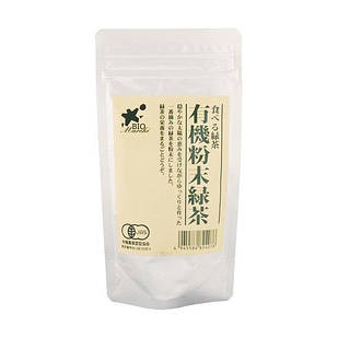 Bio Marche сертифікований JAS органічний зелений чай з префектури Нара (пудра) , 60 г