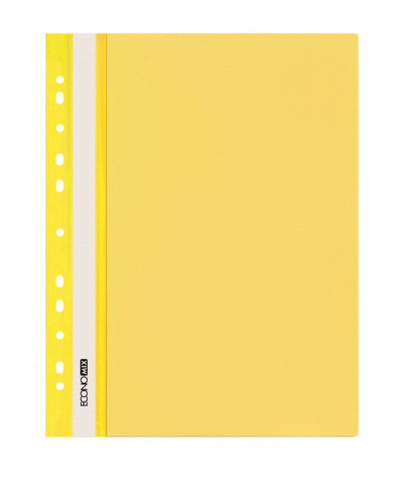 Папка-швидкозшивач з перфорацією Economix A4 жовта E31510-05