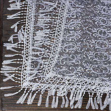 Вінчальний хустку білий 80х80 см (арт. PV-1096)