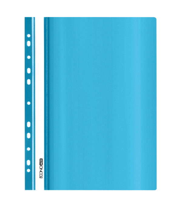 Папка-швидкозшивач A4 Economix з перфорацією Бірюзова E31510-21