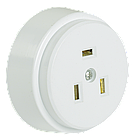 Розетка розбірна для відкритої установки для плити з з/к 32A Пластик [ERP10-32-01-K01] РПпл10-01-Ст UEC