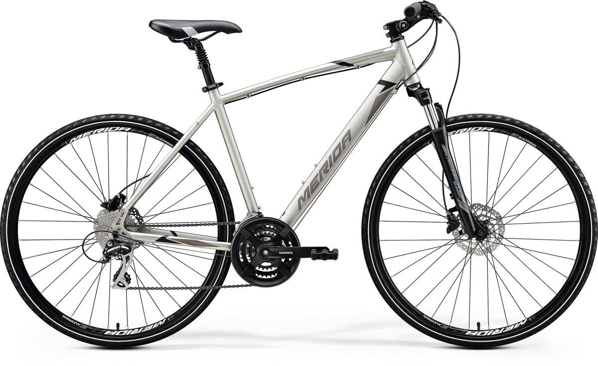 Велосипед Merida 2020 CROSSWAY 20-D M-L SILK TITAN (Black/Grey)