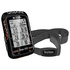 Велокомп'комп'ютер Bryton Rider 450 H (+ датчик пульсу), фото 3