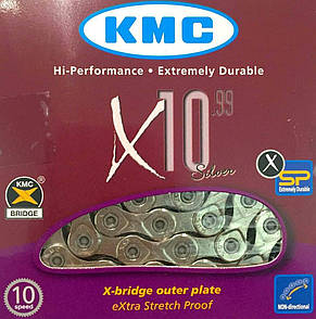Ланцюг KMC X10 1/2"х11/128" 116 зв., фото 3