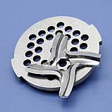 Шнек, решітка та ніж м'ясорубки Moulinex HV8, DKA1, DKA2, DKA213E, DKA24E, ME60, ME605, ME611, ME62, ME606, ME65, DKA14E, фото 6