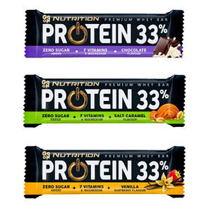 Протеїновий батончик Go On Nutrition Protein bar 33% 50 г ( різні смаки )