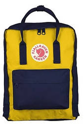 Рюкзак Kanken Fjallraven classic синьо-жовтий