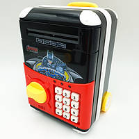 Электронная копилка-сейф детская с кодовым замком UKC Бетмен
