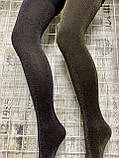 Капронові колготки 40 ден із золотим і срібним люрексом, фото 2