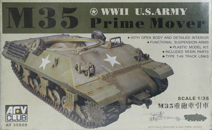 Тягач M35 Prime mover (Limited). 1/35 AFV CLUB 35S08, фото 1
