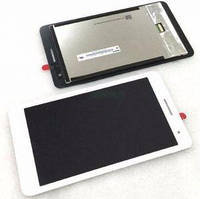 Дисплей для Huawei T1 (T1-701u) 7.0" 3G MediaPad с сенсором (тачскрином) белый Оригинал (Тестирован)