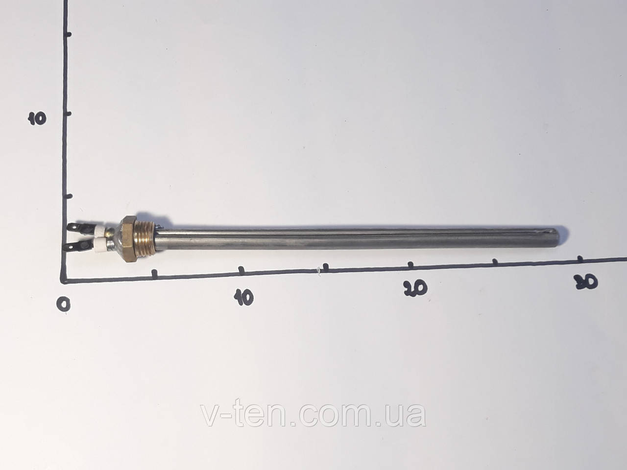ТЕН для радіатора 500W з різьбою 1/2" (Україна)
