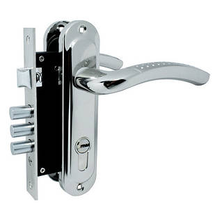 CLASS Замок врізний із ручками 1026-M60-S/NI