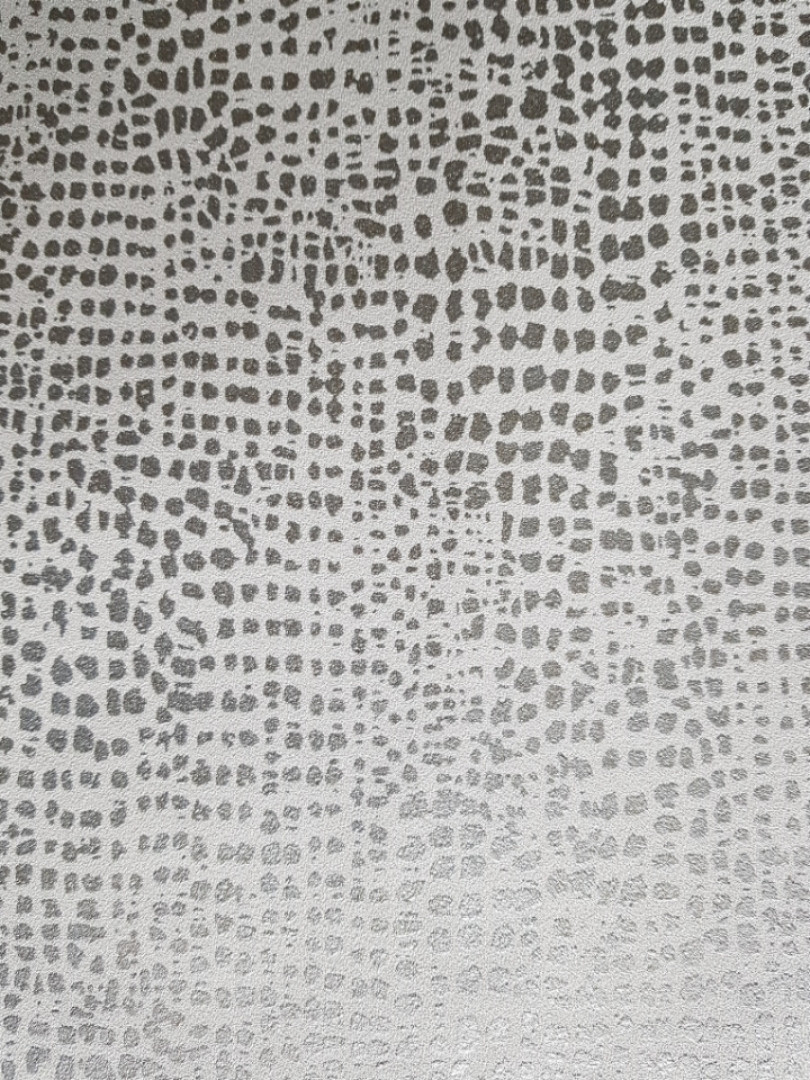 Шпалери вінілові на флізеліновій основі Marburg 31354 Origin метрові мазки точки сріблом на бежевому