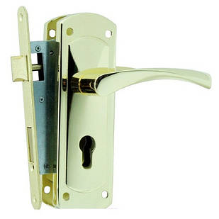 Замок врізний з ручками Kedr Class 1423 GР (б/секр із відповідною)