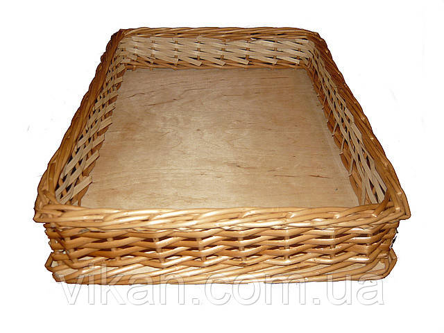 Лотки плетені 20x30х10 кошики, коробки торгові
