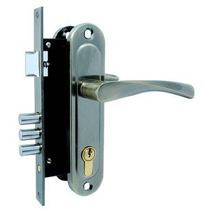 Замок врізний із ручками Kedr Class 1523-M60-AB