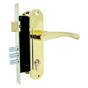 Замок врізний із ручками Kedr Class 1523-M60-G