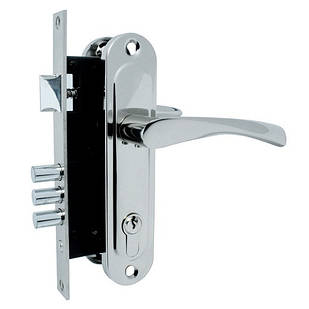 Замок врізний із ручками Kedr Class 1523-M60-CP